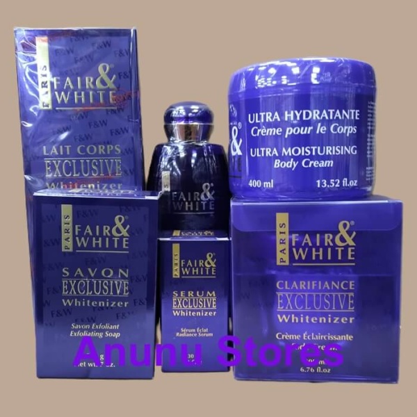 Fair & White Exclusive Whitenizer Body Products